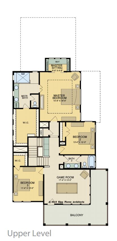 4701 Camacho Floor Plan Upper Level 2779498-3 Wes Peoples Mueller Homes