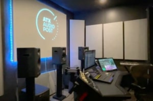 Inside ATX Audio Post studio