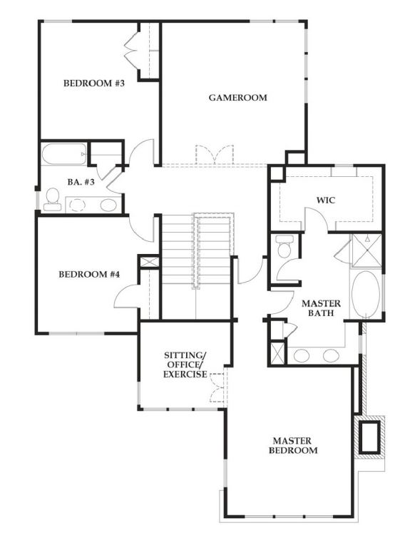 Roberts Floor Plan HomesAtMueller 2nd level